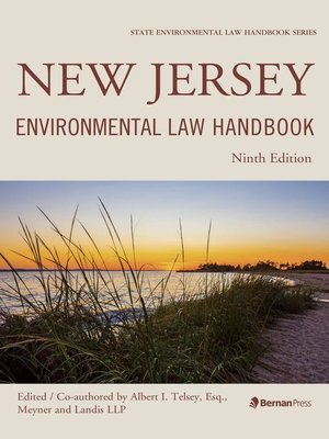 cover image of New Jersey Environmental Law Handbook